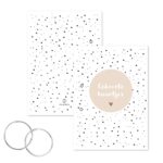 Fyllbooks Bewaarbundel Geboortekaartjes - Dots Roze - A5