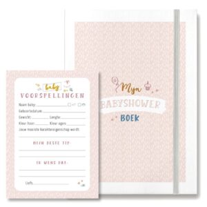 Mijnbabyshower Staand Maan Mockup Lichter Roze