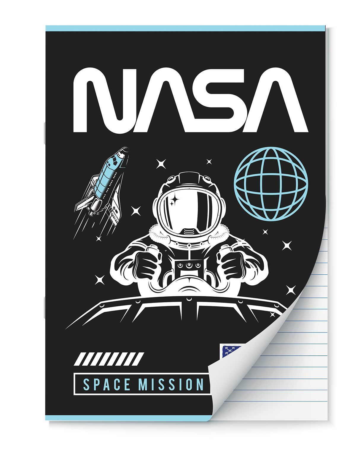 Hardheid puppy cursief NASA Space Mission Schriften lijntjes - A4 - Set van 2 stuks Kopen? ⋆  Invulboekjes.nl