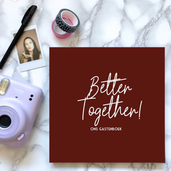 Bonjour To You Gastenboek Better Together! Xl