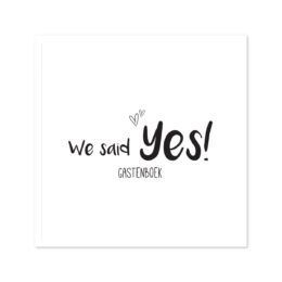 Cover We Said Yes