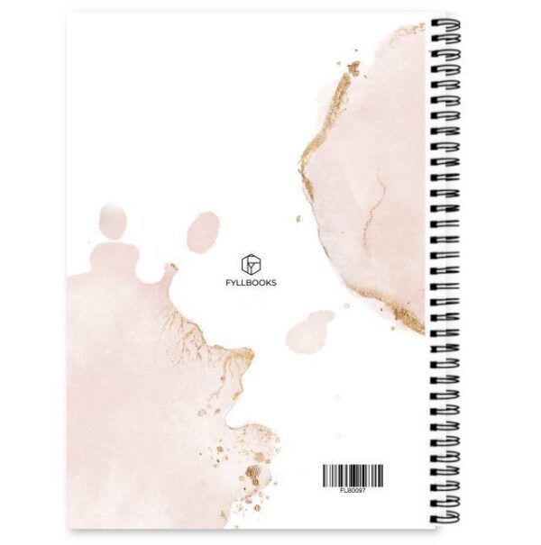 Cover Schoolagenda Achterkant Roze