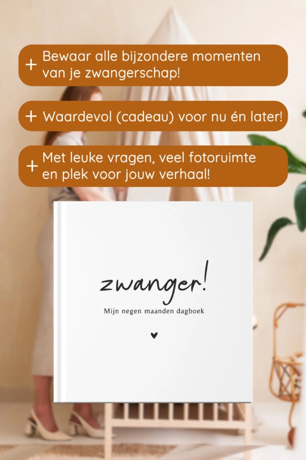 Zwangerschapsdagboek Zwartwit Af2 Emotiegericht