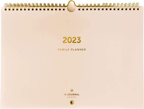 A Journal Familieplanner 2023 A4 Beige (1)