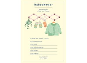 Fabrique A La Carte Babyshower Invulkaarten – 15 Stuks – A5 (1)