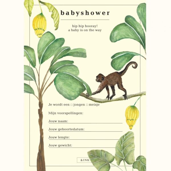 &ink Babyshower Invulkaarten – 15 Stuks – A5 (4)