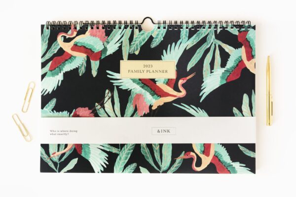 &ink Familieplanner 2023 A4 Jungle Vogels (1)