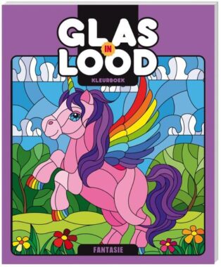 Interstat Glasinlood Kleurboek Fantasie 9789464324020