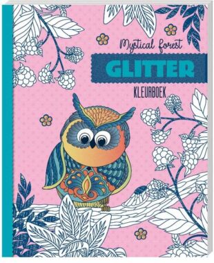 Interstat Glitterkleurboek Mysticalforest 9789464322811