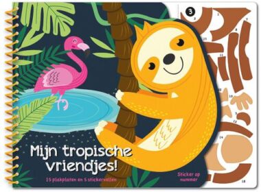 Interstat Stickerenopnummer Tropischevriendjes 9789464322859