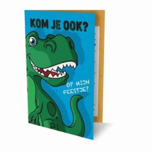 Interstat Uitnodigingen Dinosaurus 8712048316563