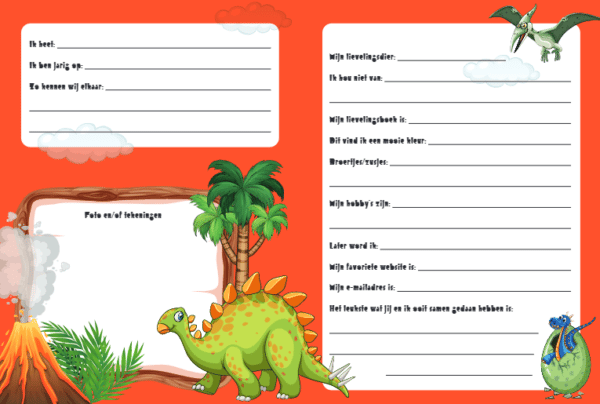Interstat Vriendenboek Dinos Inhoud 5 9789464324617