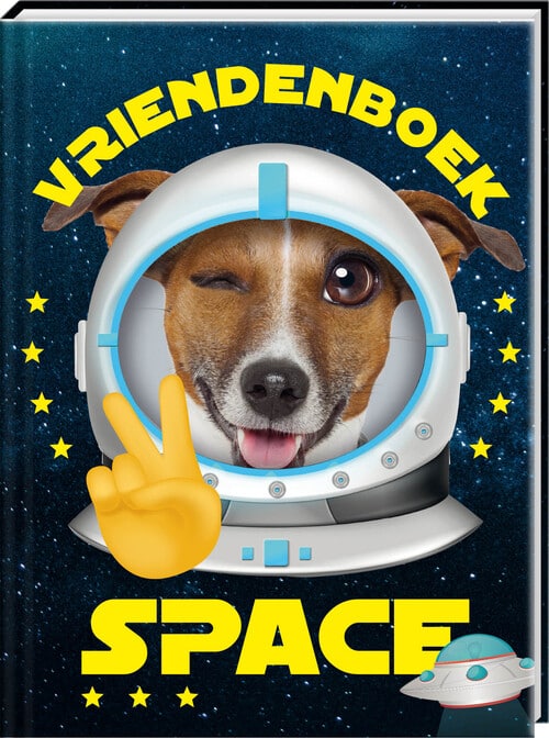 Interstat Vriendenboek Space Dog 9789464324457