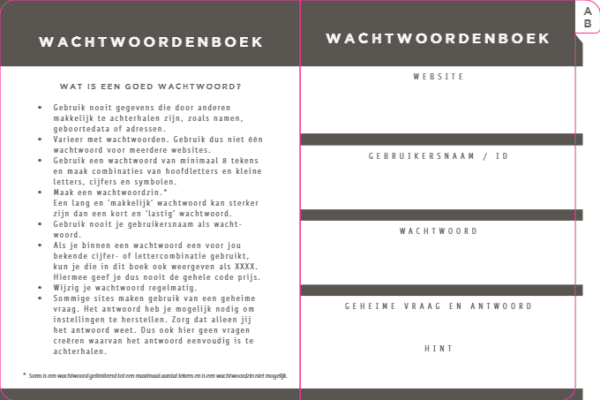 Interstat Wachtwoordenboekje Tropical Inhoud 3 9789464324068