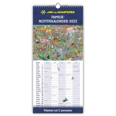 Jan Vabhaasteren Familiemaandkalender 8716467674747