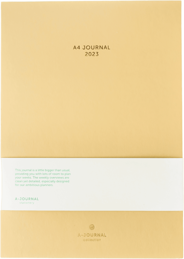 My A Journal Jaaragenda 2023 A4 Beige (1)