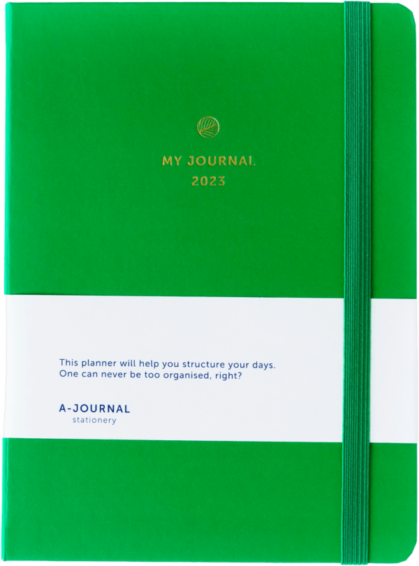 My A Journal Jaaragenda 2023 Bright Green (1)