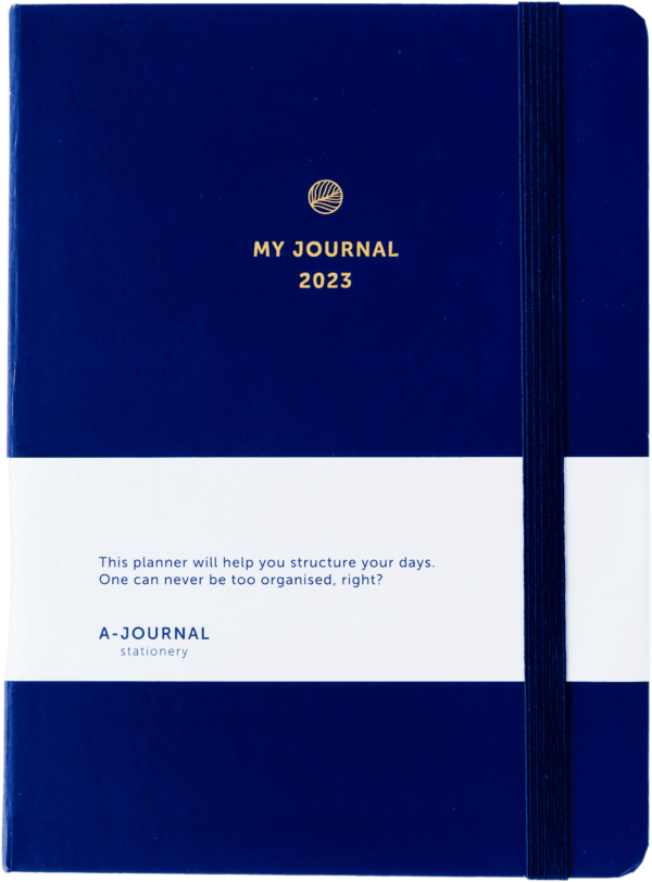 My A Journal Jaaragenda 2023 Donkerblauw (1)