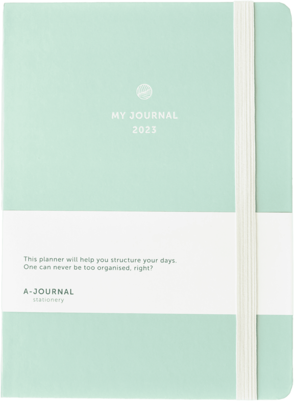 My A Journal Jaaragenda 2023 Mintgroen (1)