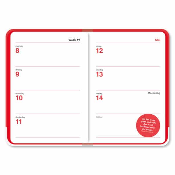 Omdenken Weekagenda 2023 Inhoud 8716467675409