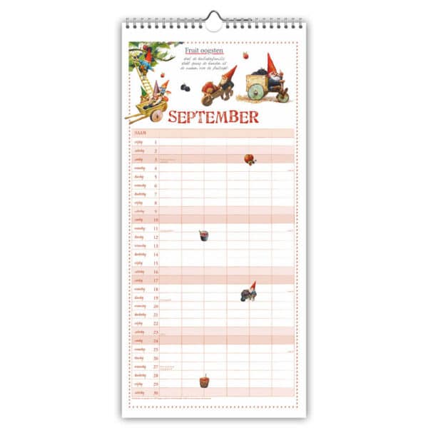 Rien Poortvliet Familiekalender Inhoud 8716467674808
