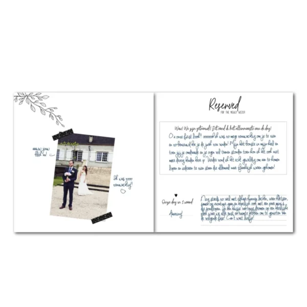 Bonjourtoyou Gastenboek Xl Sage Green Inhoud 4