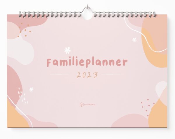 Fyllbooks Familieplanner 2023 Pastel Voorkant
