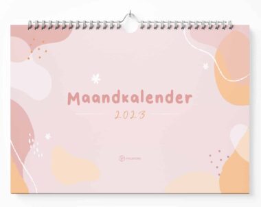 Fyllbooks Maandkalender 2023 Pastel Voorkant