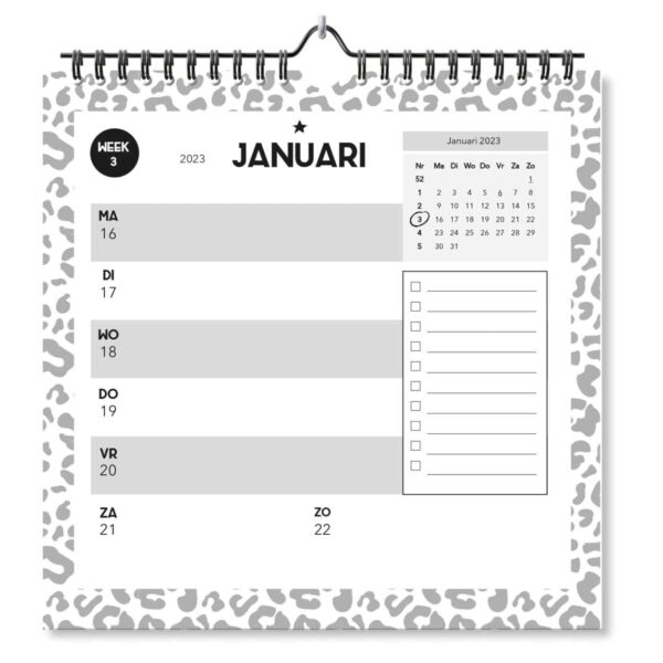 Fyllbooks Weekkalender 2023 Pagina 3
