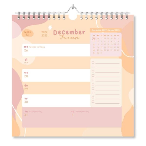 Fyllbooks Weekkalender 2023 Pastel Pagina 1