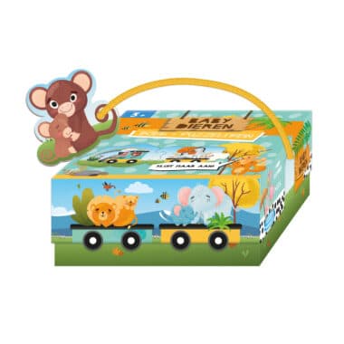 Lantaarn Puzzeltrein Babydieren 9789463545587