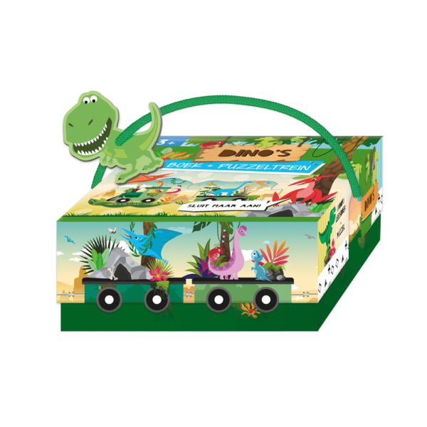 Lantaarn Puzzeltrein Dinos 9789463545884