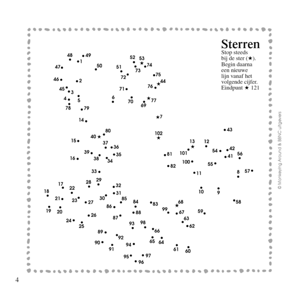 Dot To Dot Puzzelboek 1+2 Pocket 4
