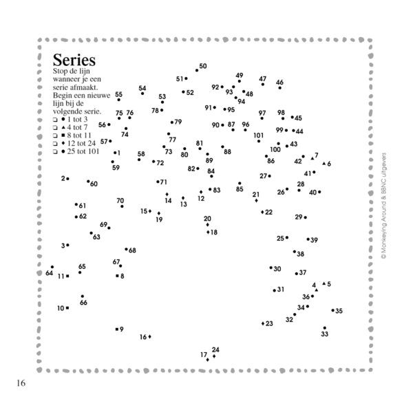 Dot To Dot Puzzelboek 1+2 Pocket 6