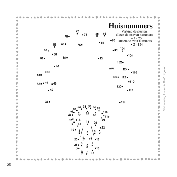 Dot To Dot Puzzelboek 1+2 Pocket 8