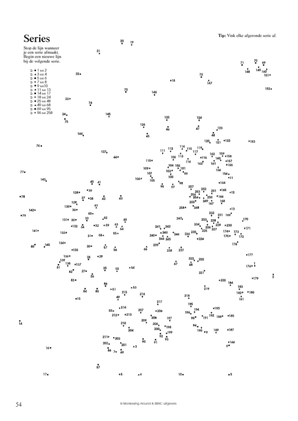 Dot To Dot Puzzelboek 1+2 Super Challenge 9