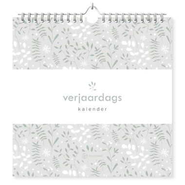 Fyllbooks Verjaardagskalender Planten Voorkant