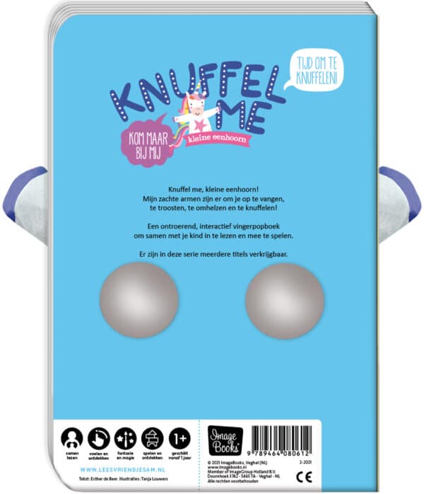 Knuffelme Eenhoorn Achterkant