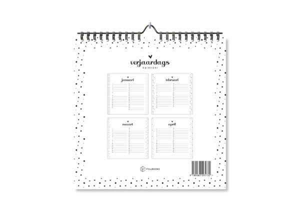 Mockup Verjaardagskalender 4 Achterkant