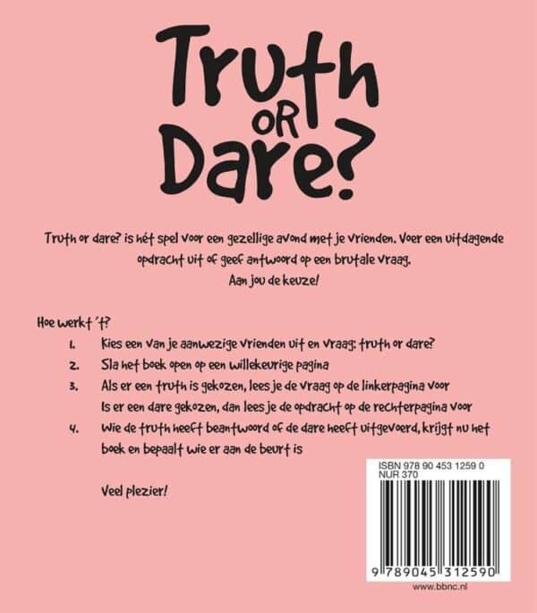 Truth Or Dare Achterkant