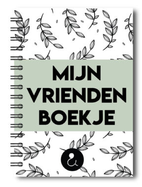 9502159874576 Mijn Vriendenboekje Groen