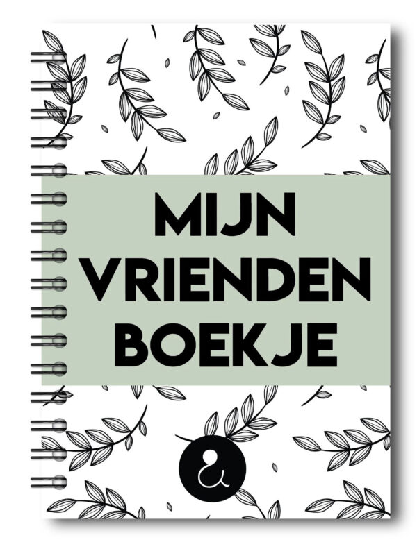 9502159874576 Mijn Vriendenboekje Groen