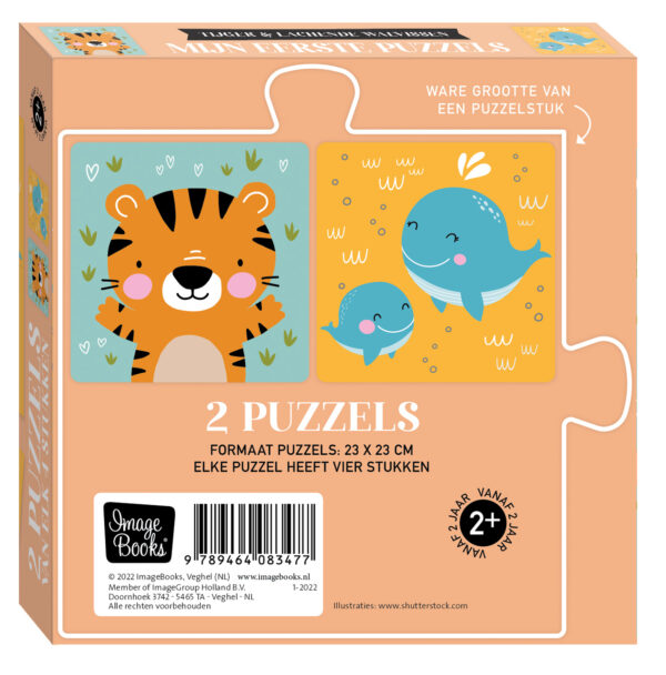 Ao 9789464083477 Myfirstpuzzle Tiger & Smiling Whales Nl
