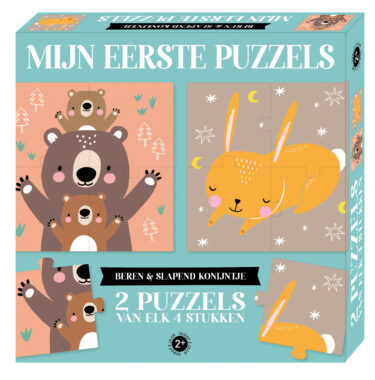 Vp 9789464083248 Myfirstpuzzle Bears & Sleeping Bunny Nl