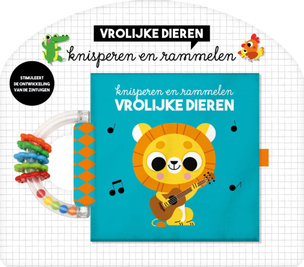 Vp 9789464083996 Crinkle&rattle Happy Animals Nl