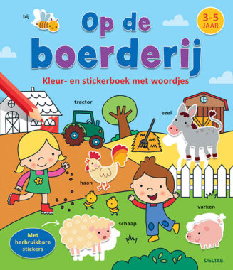 18253 Stickerboek 3 5j Opdeboerderij Cover Dutch.indd