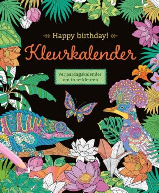 22197 Verjaardagskleurkalender Tropical Cover Dutch.indd