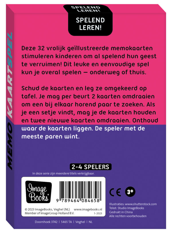 Ao 9789464084658 Kaartspellen Memo