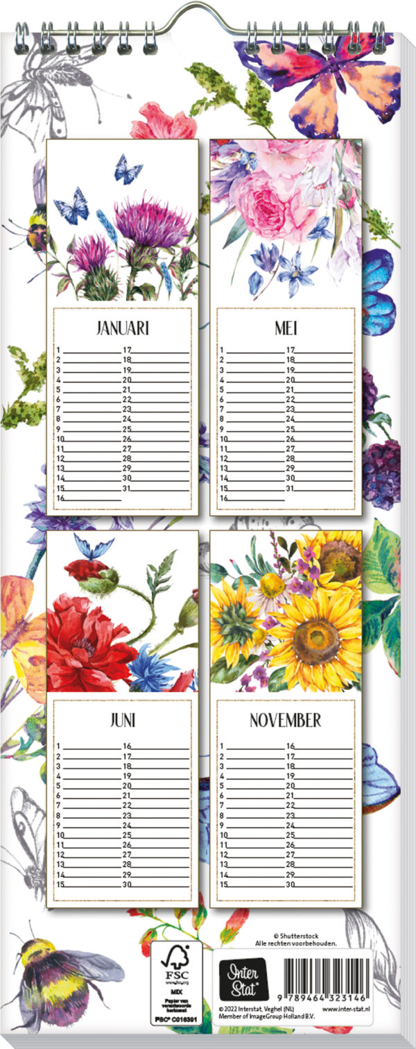 Ao 9789464323153 Botanical Verjaardagskalender