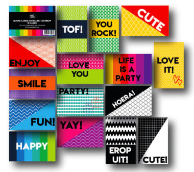 Quotekaartjes Rainbow